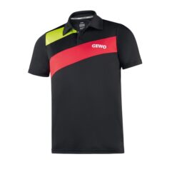 Camiseta Gewo Novara negro/rojo