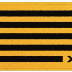 Xiom toalla 25 XST Stripe Short amarillo/negro