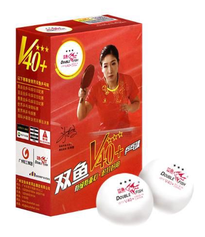 Double Fish ITTF 3 estrellas 40+ 6 bolas